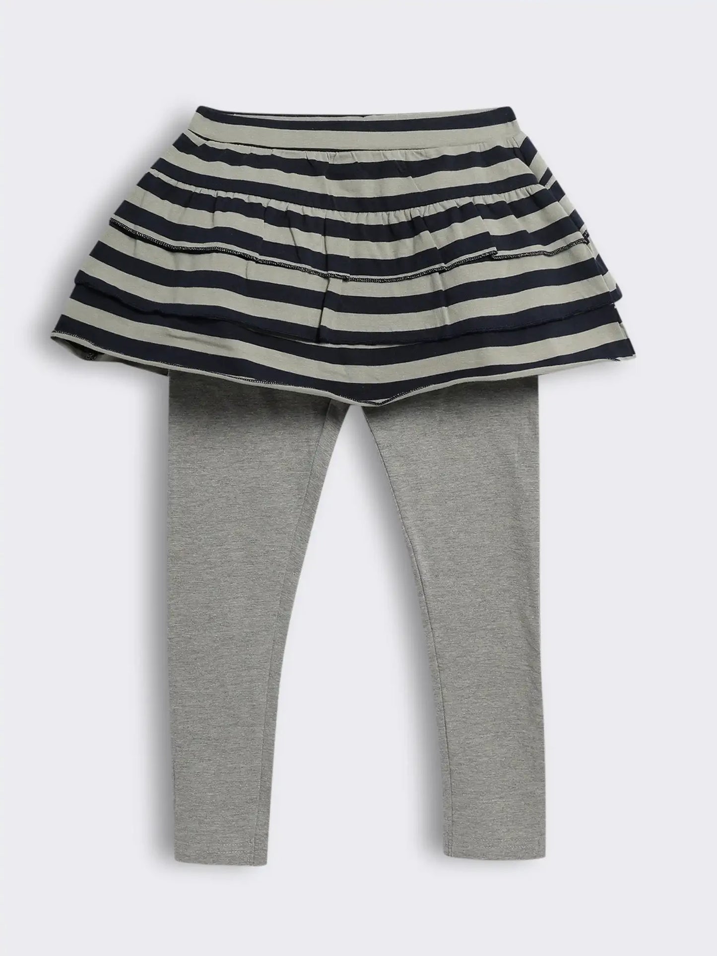 Girls Layered Skirt Leggings
