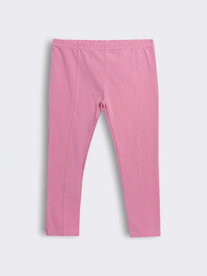 Toddler Girls Cotton Solid Leggings