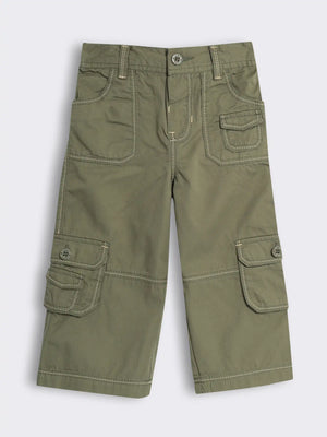 Toddler Boys Wide-leg Trousers with Pocket Detailing