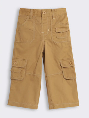 Toddler Boys Wide-leg Trousers with Pocket Detailing