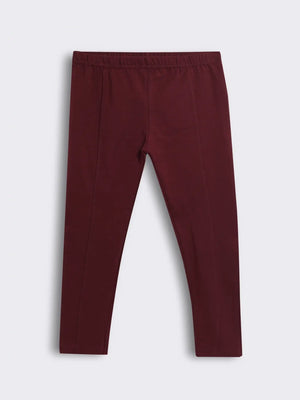 Toddler Girls Cotton Solid Leggings