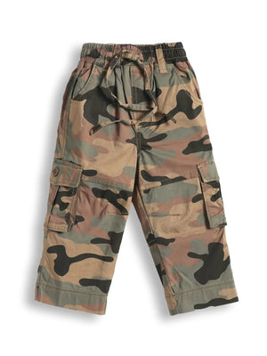 Toddler Boys Cotton Multi Pocket Utility Trouser