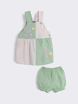 Toddler Girls Colourblock 2-Piece Outfit Set