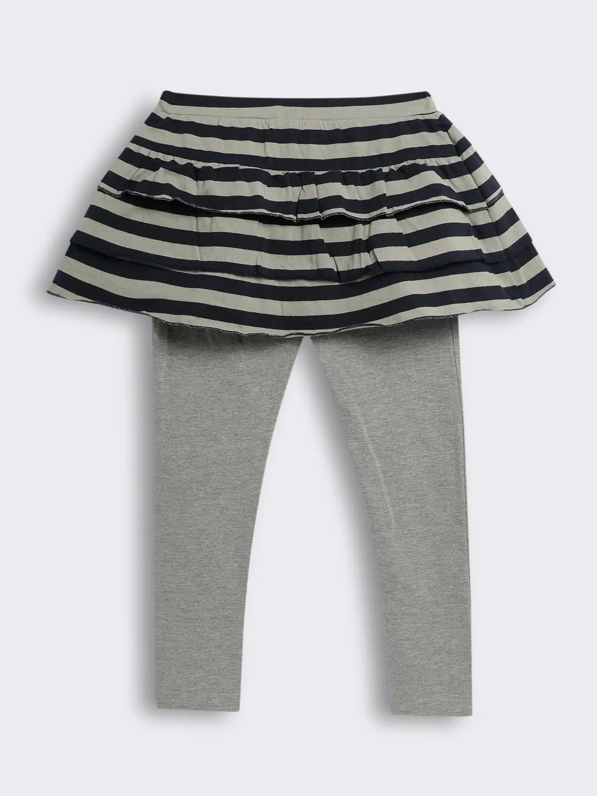 Girls Layered Skirt Leggings