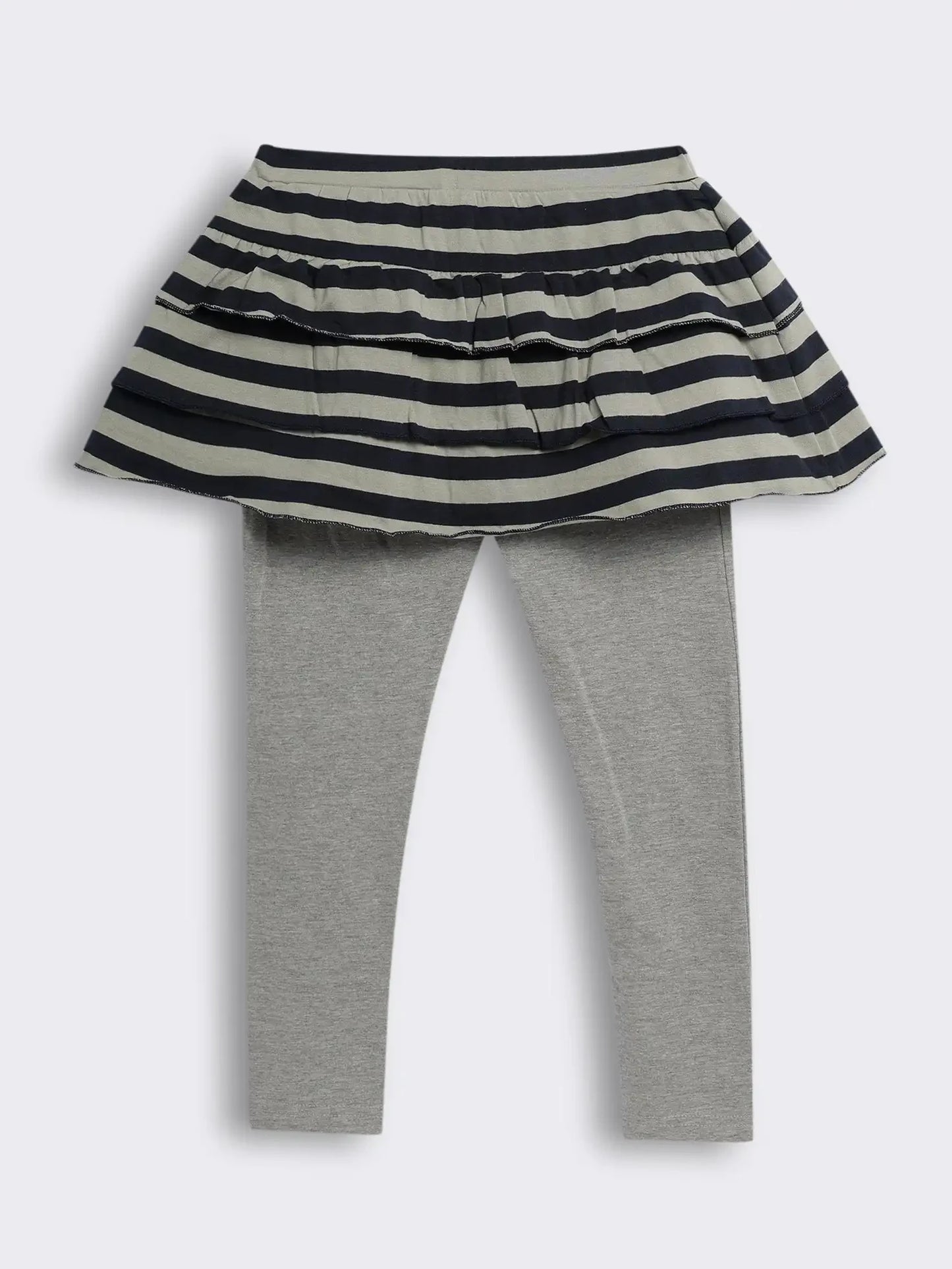 Girls Layered Skirt Leggings