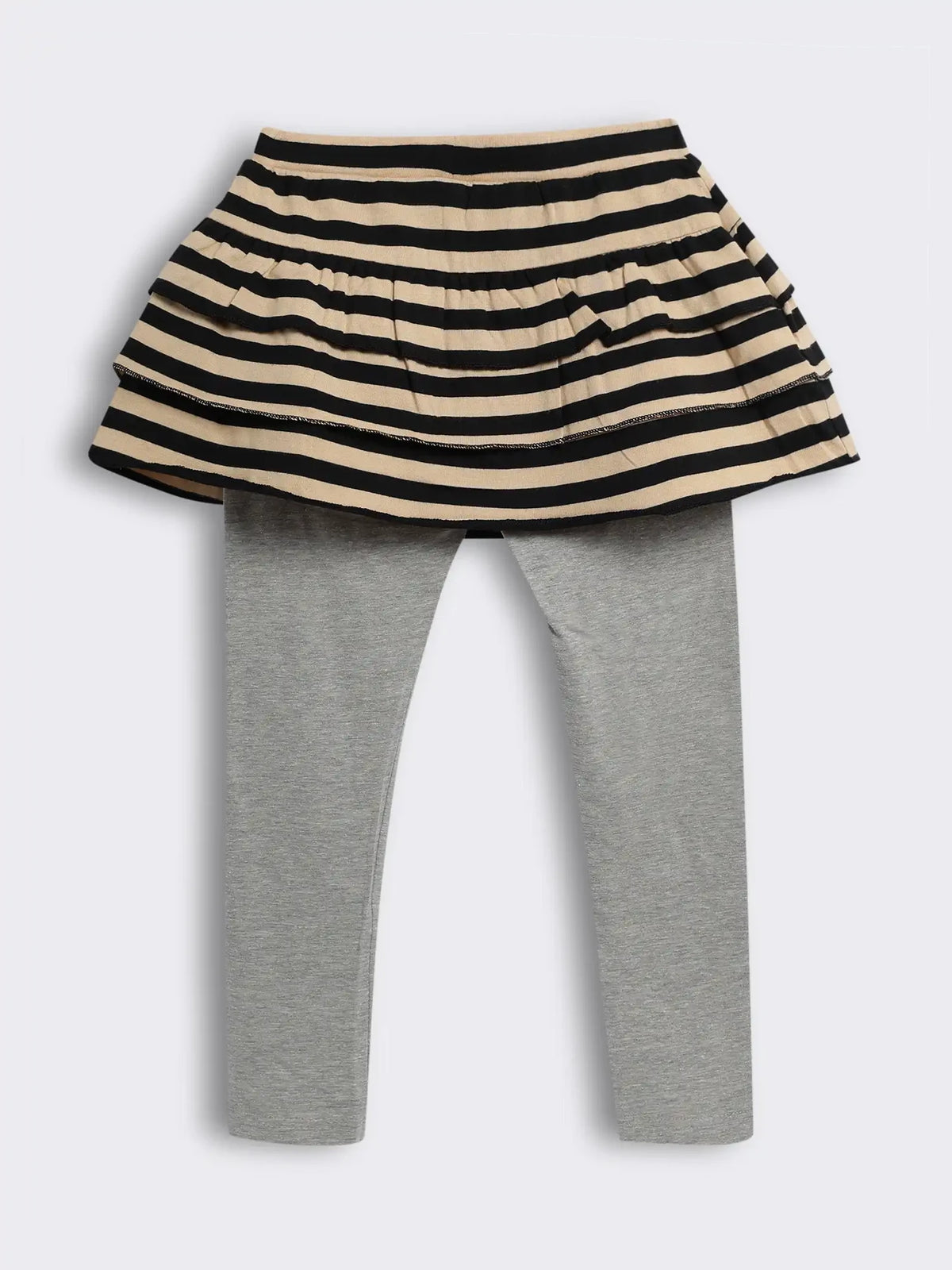 Girls Layered Skirt Leggings