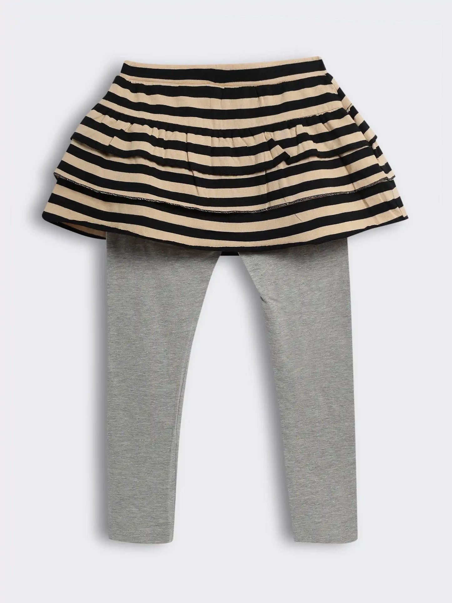 Girls Layered Skirt Leggings