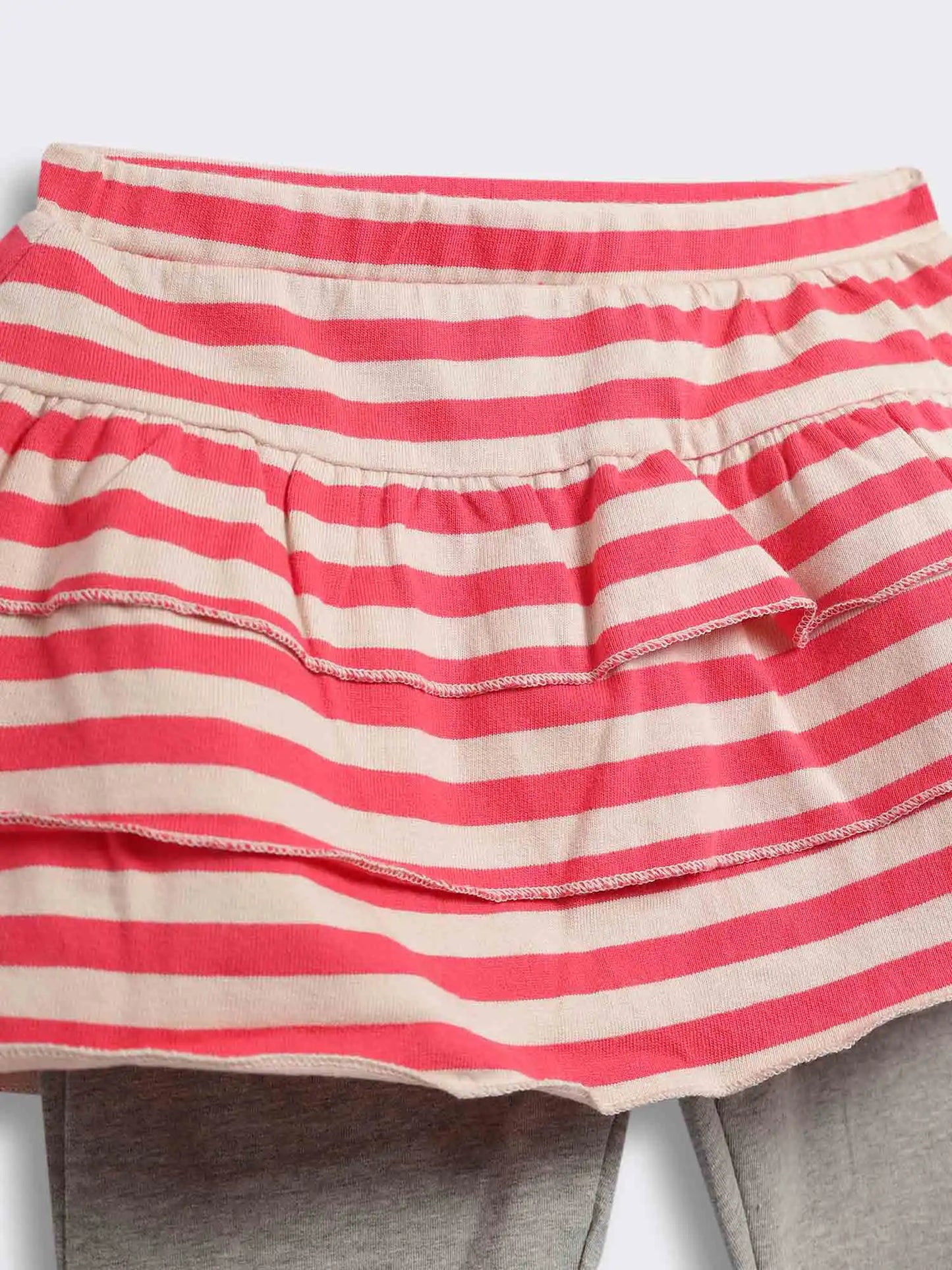 Girls Layered Skirt Leggings