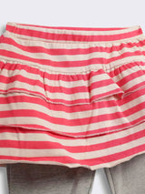 Girls Layered Skirt Leggings