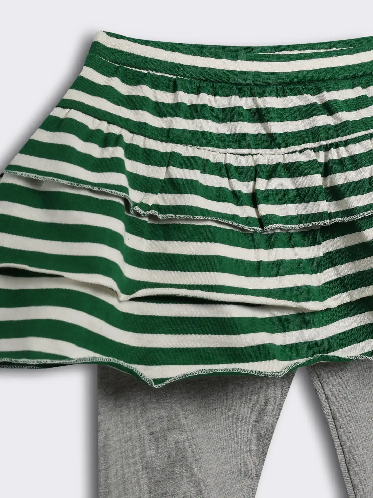 Girls Layered Skirt Leggings