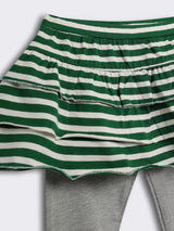 Girls Layered Skirt Leggings