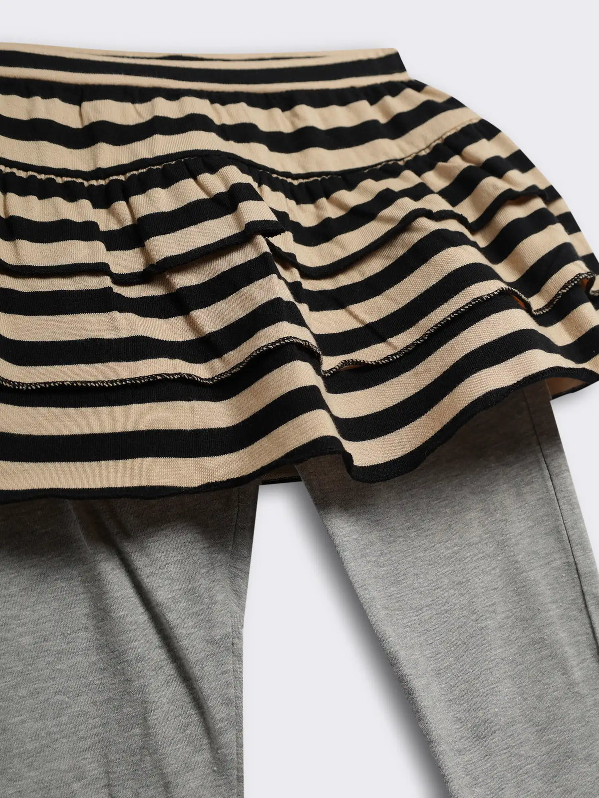Girls Layered Skirt Leggings