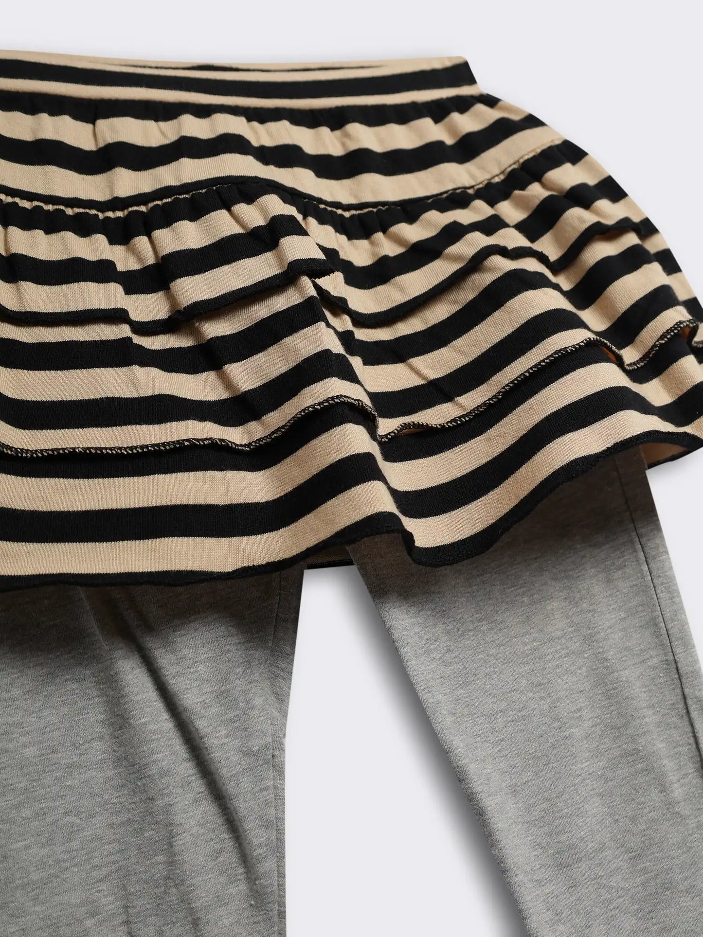 Girls Layered Skirt Leggings