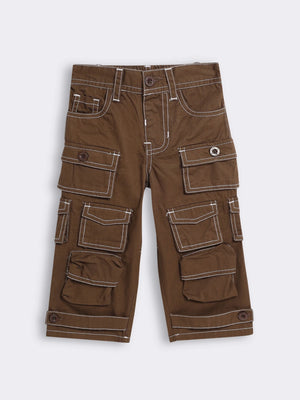 Toddler Boys Multi Pocket Trousers