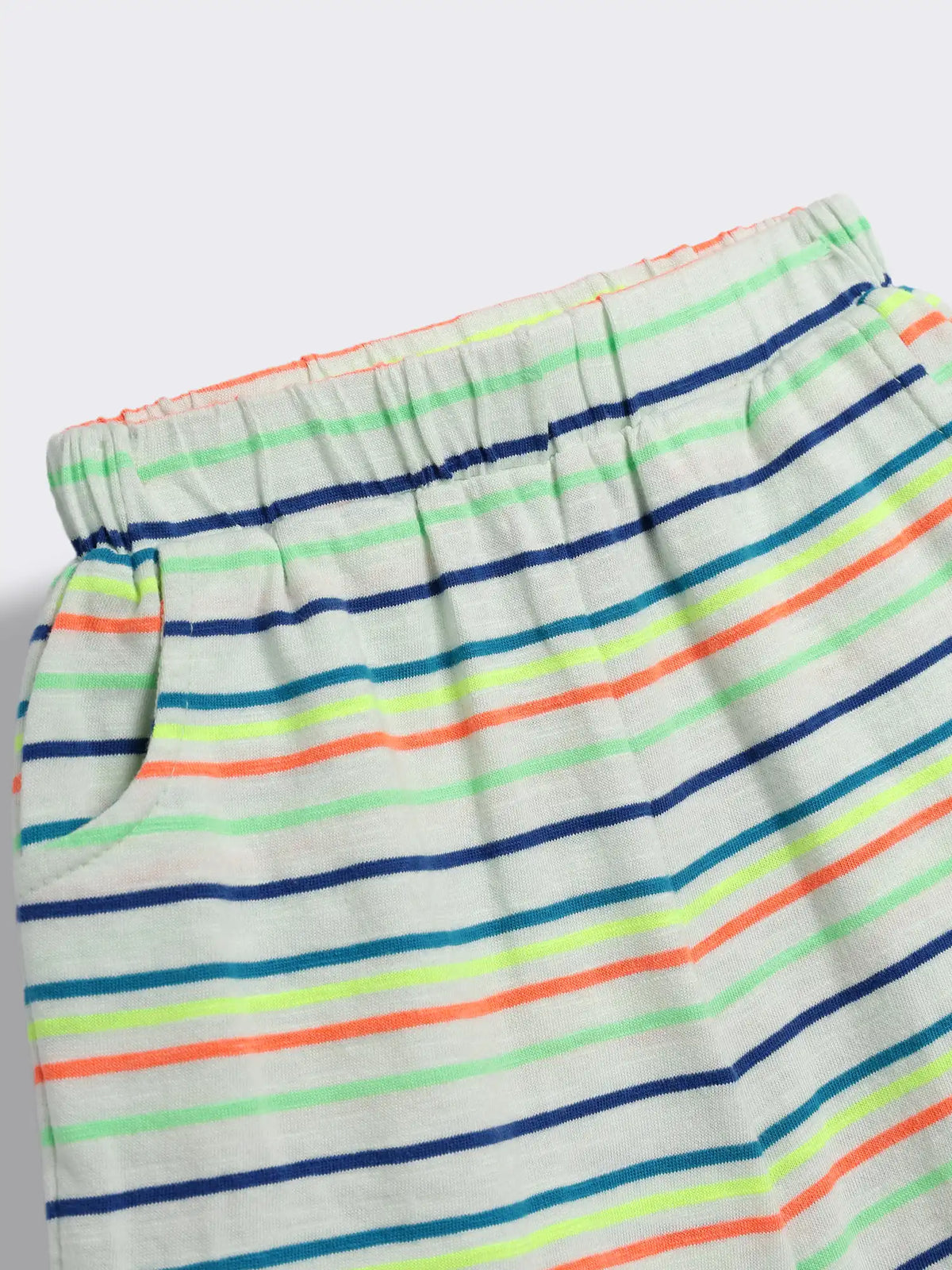 Baby Boys Knit T-Shirt and Bermuda Shorts with Embroidery 2-Piece Outfit Set