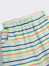 Baby Boys Knit T-Shirt and Bermuda Shorts with Embroidery 2-Piece Outfit Set