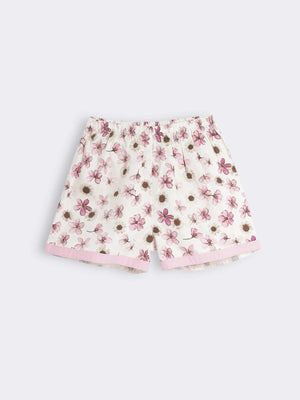 Toddler Girls Floral Printed Shorts