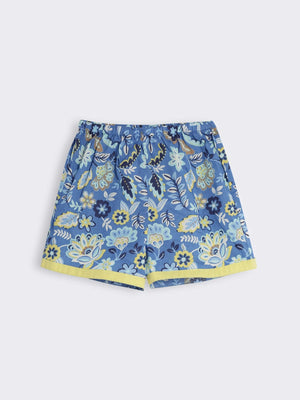 Toddler Girls Floral Printed Shorts