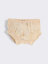 Baby Girls Floral Embroidery Cotton Dress with Bloomer