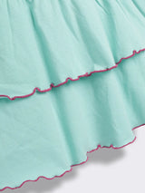 Baby Girls Embroidered Cotton Embroidered Dress with Bloomer