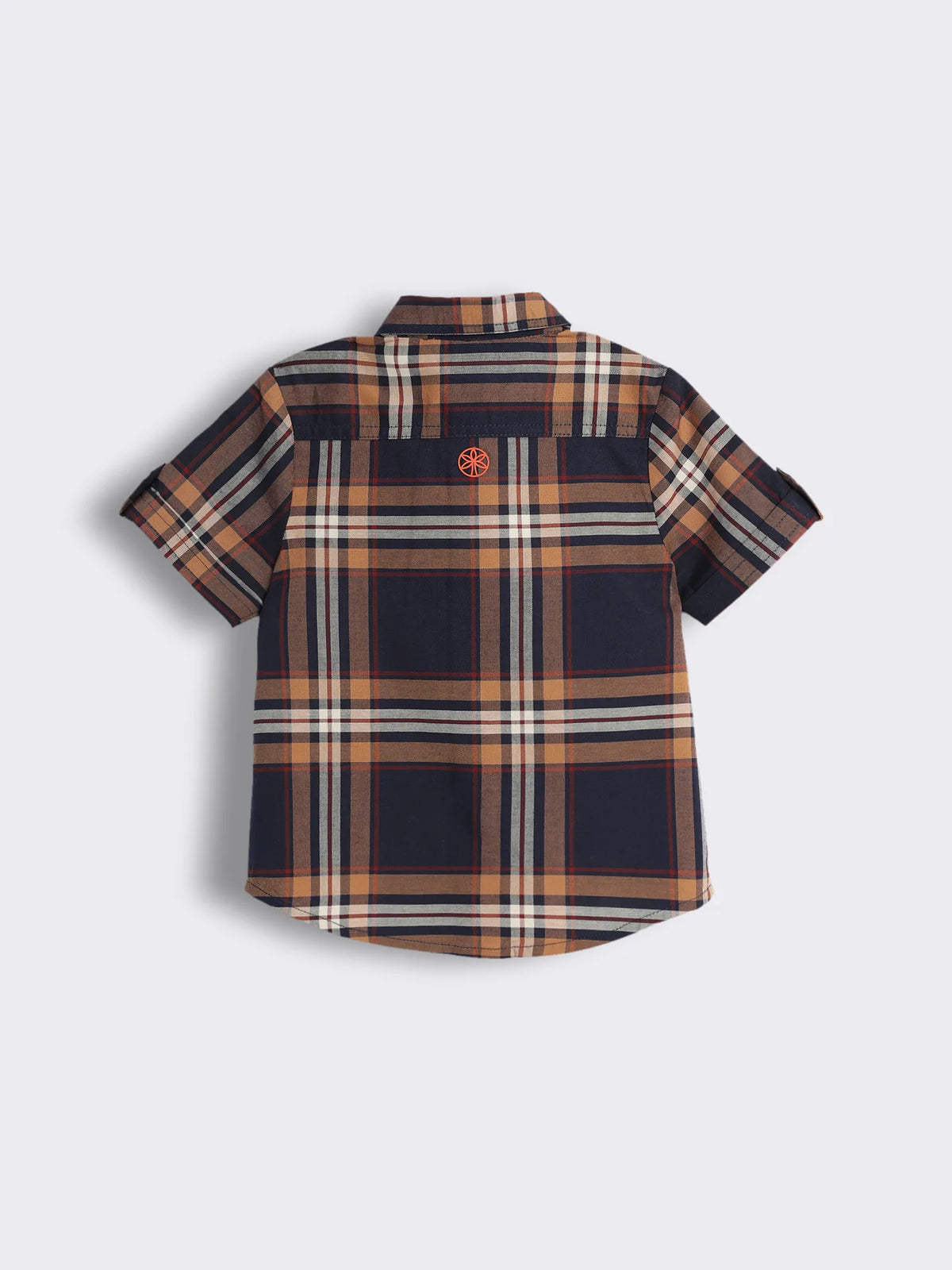 Toddler Boys Cotton checkered shirt with Cargo Shorts - 2 Piece Outfit Set