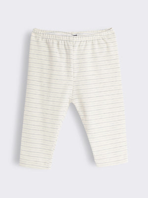 Toddler Girls Cotton Striped Leggings