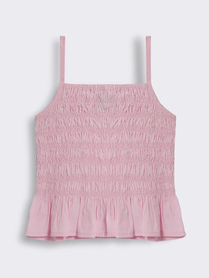 Girls Smocked Top with Frill