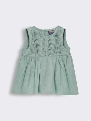 Toddler Girls Organic Cotton Knee-Length Dress