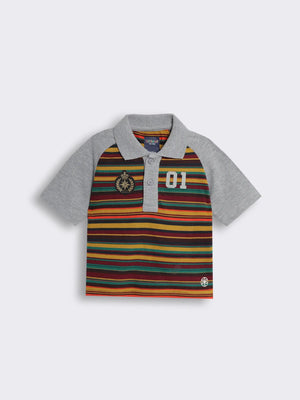 Toddler Boys Cotton Striped T-Shirt
