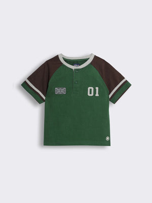 Toddler Boys Half-Sleeve Raglan T-shirt