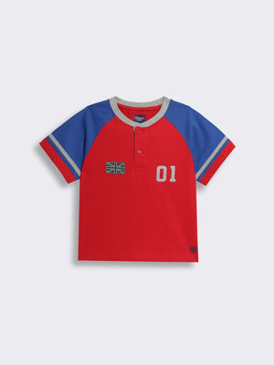 Toddler Boys Half-Sleeve Raglan T-shirt