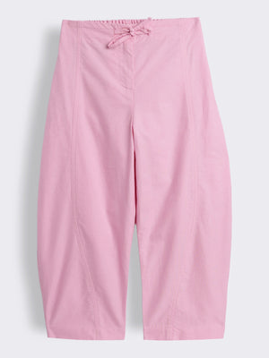 Girls Oxford Chambray Barrel Leg Trouser