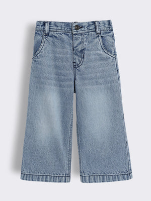 Toddler Boys Denim Wide Leg Jeans