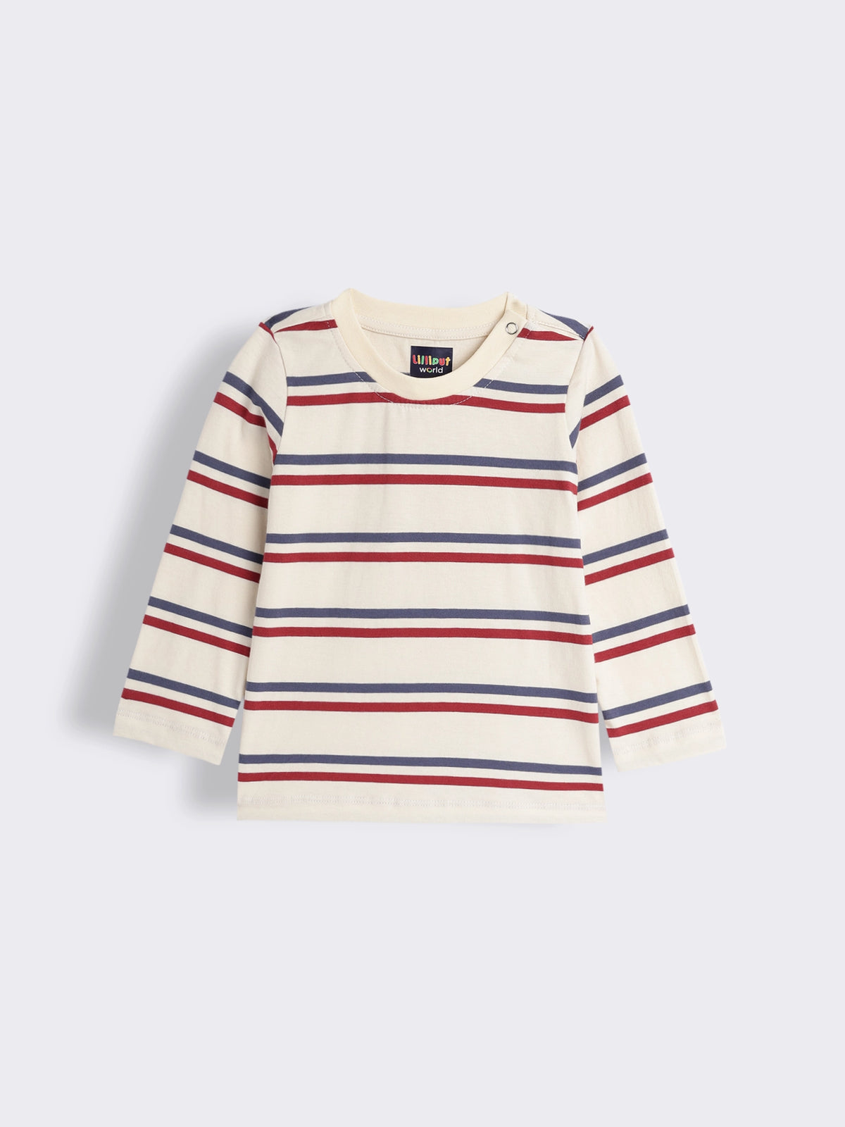Toddler Boys Denim Dungaree with Striped T-Shirt and Appliqué Detailing 2-Piece Outfit Set