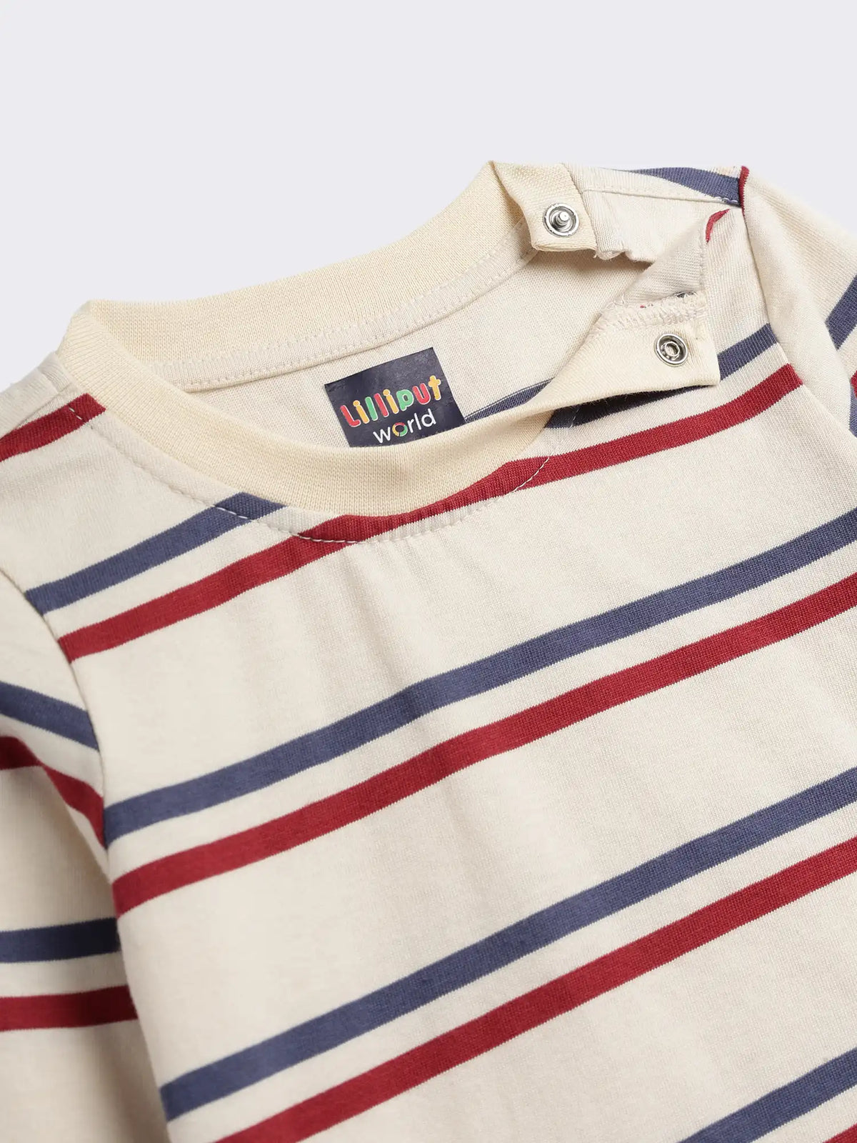 Toddler Boys Denim Dungaree with Striped T-Shirt and Appliqué Detailing 2-Piece Outfit Set