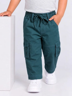 Toddler Boys Cotton Multi Pocket Utility Trouser