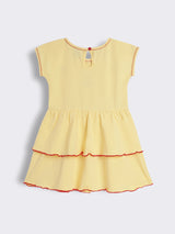 Baby Girls Embroidered Cotton Embroidered Dress with Bloomer