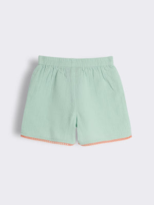 Toddler Girls Textured Shorts