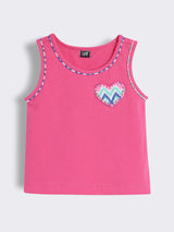 Toddler Girls Cotton Nightwear Set Sleeveless Top with Printed Shorts