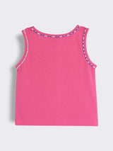 Toddler Girls Cotton Nightwear Set Sleeveless Top with Printed Shorts