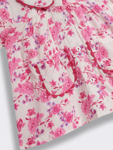 Toddler Girls Printed Cotton Nightwear Set with Shorts