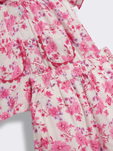 Toddler Girls Printed Cotton Nightwear Set with Shorts
